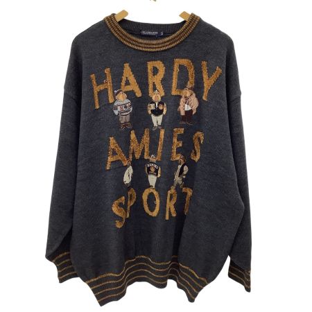 HARDY AIMES SPORT ハーディーエイミス メンズ ニット SIZE LL グレー