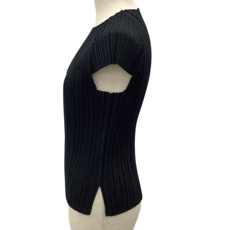 ISSEY MIYAKE イッセイミヤケ プリーツ カットソー SIZE 2 IM42FJ258 ブラック