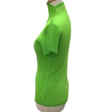 ISSEY MIYAKE イッセイミヤケ PLEATS PLEASE カットソー SIZE 3 PP21-FK303 黄緑