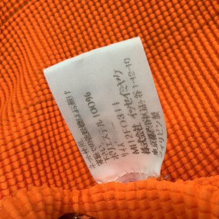 ME ISSEY MIYAKE イッセイミヤケ ミー カーディガン ワッフルプリーツ  MI12FO311 オレンジ