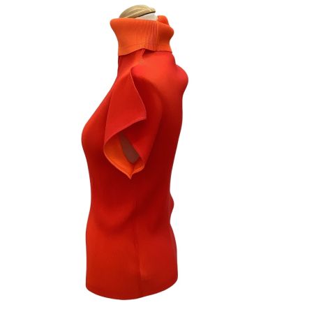 ISSEY MIYAKE イッセイミヤケ PLEATS PLEASE カットソー SIZE 3 PP23-FK705 レッド
