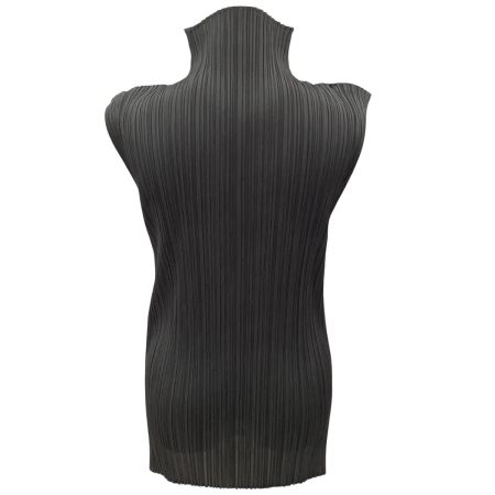 ISSEY MIYAKE イッセイミヤケ PLEATS PLEASE ノースリーブカットソー SIZE 3 グレー