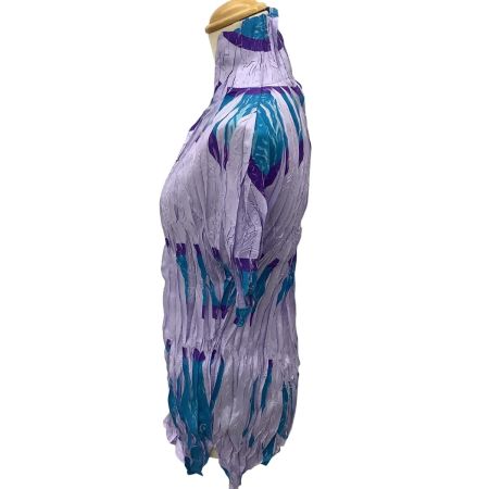 ISSEY MIYAKE イッセイミヤケ PLEATS PLEASE レディース カットソー SIZE 3 PP34-ZT903 パープル