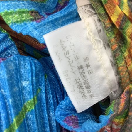 ISSEY MIYAKE イッセイミヤケ PLEATS PLEASE 変形 ワンピース SIZE 2 ブルー