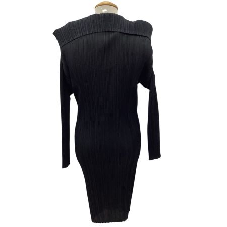 ISSEY MIYAKE イッセイミヤケ PLEATS PLEASE 変形 ジャケット ワンピース  SIZE 3 PP64-JA422 ブラック