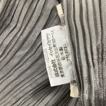 ISSEY MIYAKE イッセイミヤケ PLEATS PLEASE レディース 変形 ポンチョ ケープコート PP04-AD038 グレー