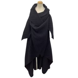 ISSEY MIYAKE イッセイミヤケ プリーツ 変形 カーディガン ジャケット SIZE M IM92-FA919 ブラック Bランク