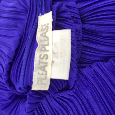 ISSEY MIYAKE イッセイミヤケ PLEATS PLEASE ノースリーブワンピース ブルー