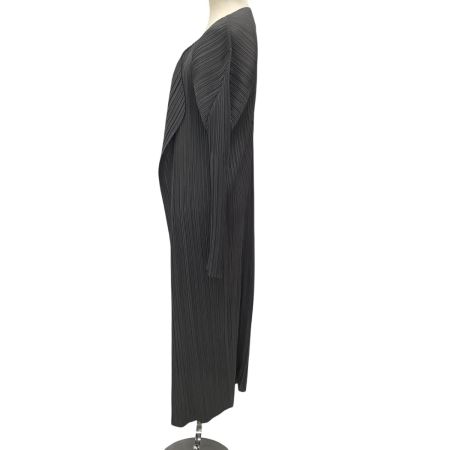 ISSEY MIYAKE イッセイミヤケ PLEATS PLEASE   ロングカーディガン SIZE 3 PP04-JH617 グレー