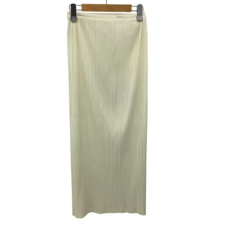 ISSEY MIYAKE イッセイミヤケ PLEATS PLEASE スカート SIZE 4 PP04-JG613 アイボリー