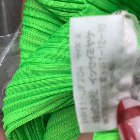 ISSEY MIYAKE イッセイミヤケ PLEATS PLEASE パンツ SIZE 3 PP11-JF204 黄緑