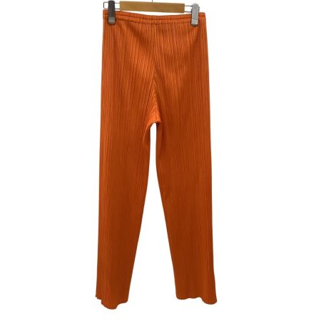 ISSEY MIYAKE イッセイミヤケ PLEATS PLEASE パンツ SIZE 4 PP64-JF424 オレンジ