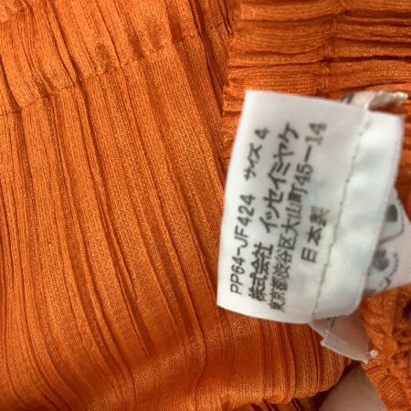 ISSEY MIYAKE イッセイミヤケ PLEATS PLEASE パンツ SIZE 4 PP64-JF424 オレンジ