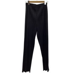 ISSEY MIYAKE イッセイミヤケ PLEATS PLEASE パンツ   ブラック Bランク