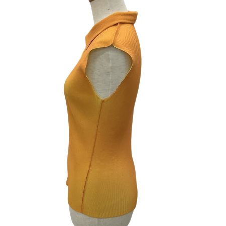 ISSEY MIYAKE イッセイミヤケ プリーツ カットソー オレンジ