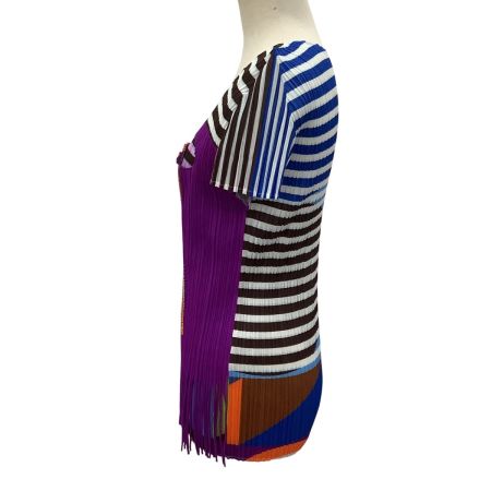 ISSEY MIYAKE イッセイミヤケ PLEATS PLEASE 変形 逆立ち カットソー SIZE 3 PP71-JK572
