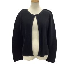 ISSEY MIYAKE イッセイミヤケ PLEATS PLEASE カーディガン SIZE 3 PP23-FO372 ブラック Bランク