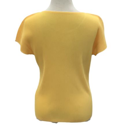 ISSEY MIYAKE イッセイミヤケ PLEATS PLEASE カットソー SIZE 3 PP61FK382 イエロー