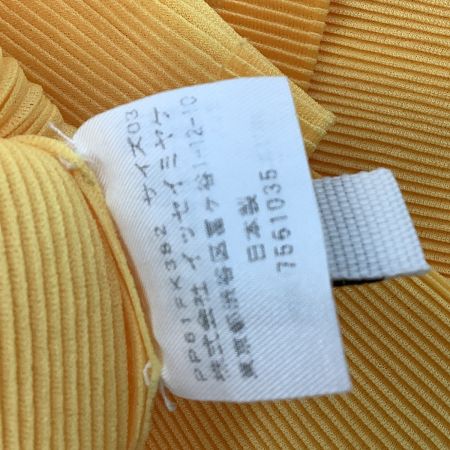 ISSEY MIYAKE イッセイミヤケ PLEATS PLEASE カットソー SIZE 3 PP61FK382 イエロー
