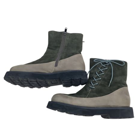 jiu 慈雨 レディース ブーツ SIZE 24.5cm オリーブ