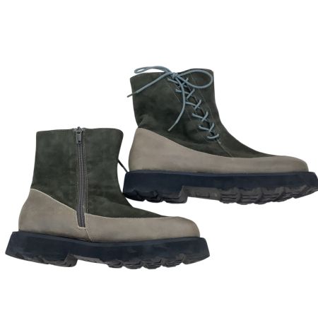 jiu 慈雨 レディース ブーツ SIZE 24.5cm オリーブ