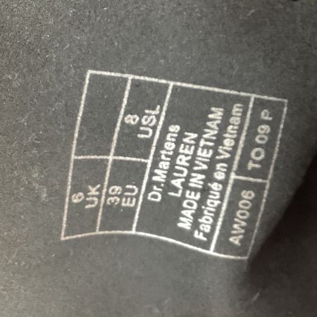 Dr.Martens ドクターマーチン  ブーツ SIZE UK6(25.0cm〜25.5cm) ブラック