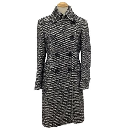 MAX MARA マックスマーラー レディース コート SIZE 42 ホワイト×ブラック