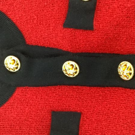 Yves Saint Laurent イブサンローラン レディース Vintage セットアップ スーツ ジャケット スカート SIZE M レッド