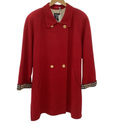 Burberrys バーバリーズ レディース コート SIZE L レッド Bランク