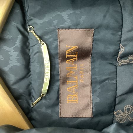 balmain バルマン レディース ダウンコート SIZE L ダウン95% ブラック