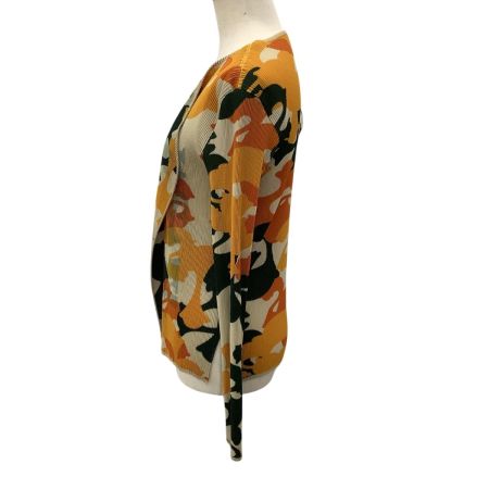 ISSEY MIYAKE イッセイミヤケ プリーツ カーディガン SIZE 2 総柄 IF72FD225 オレンジ