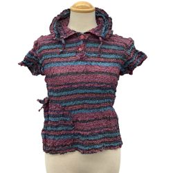 ISSEY MIYAKE イッセイミヤケ 変形 カットソー MI84FM309 ピンク Bランク