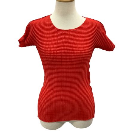 ISSEY MIYAKE イッセイミヤケ カットソー SIZE M IM92-FT123 レッド