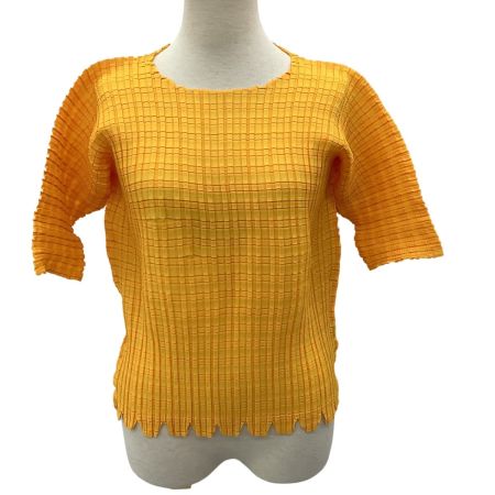 ISSEY MIYAKE イッセイミヤケ カットソー SIZE 3 IM04FJ958 イエロー