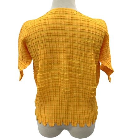 ISSEY MIYAKE イッセイミヤケ カットソー SIZE 3 IM04FJ958 イエロー