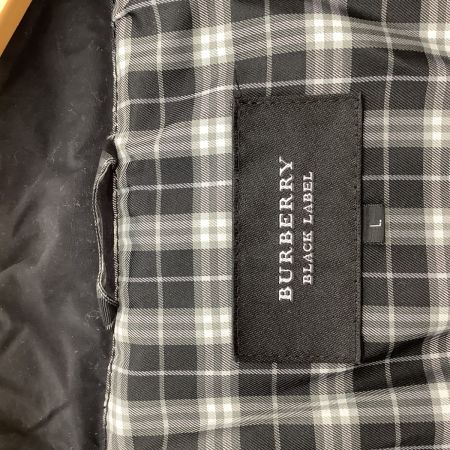 BURBERRY BLACK LABEL バーバリーブラックレーベル メンズ ダウンジャケット SIZE L D1F31-432-09 ブラック