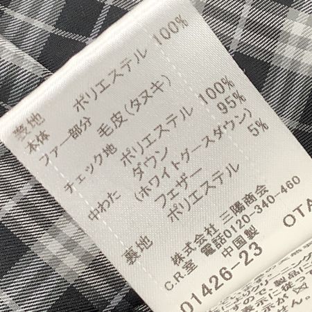 BURBERRY BLACK LABEL バーバリーブラックレーベル メンズ ダウンジャケット SIZE L D1F31-432-09 ブラック