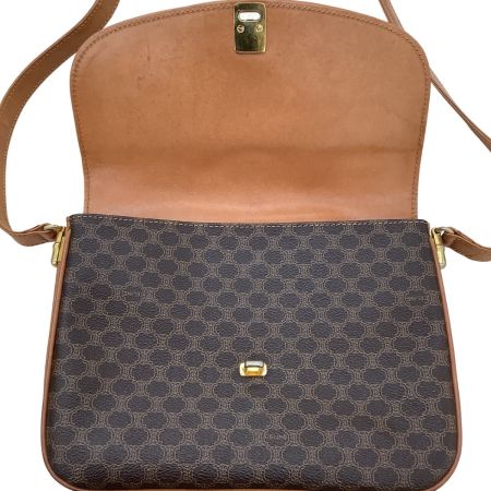 CELINE セリーヌ レディース ショルダーバッグ マカダム柄 ブラウン