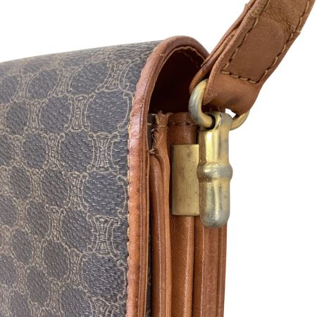 CELINE セリーヌ レディース ショルダーバッグ マカダム柄 ブラウン