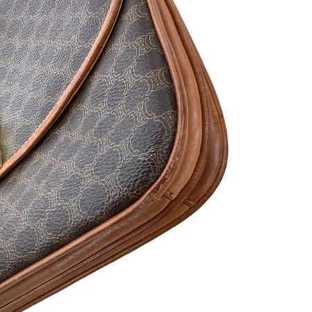 CELINE セリーヌ レディース ショルダーバッグ マカダム柄 ブラウン