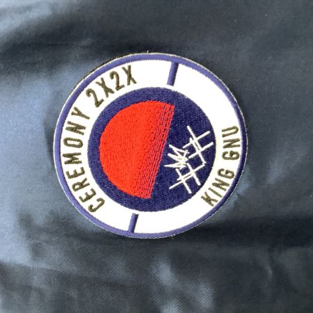 KING GNU キングヌー 公式 CEREMONY 2X2X グッズ スタジャン  SIZE L ネイビー