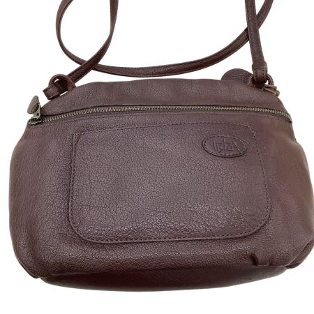 IBIZA イビサ レディース ショルダーバッグ レザー フクロウ ブラウン