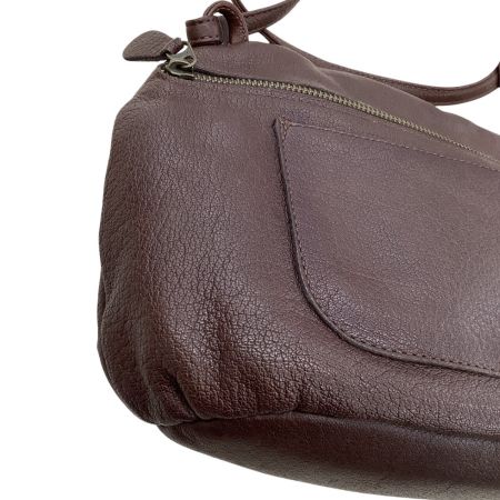 IBIZA イビサ レディース ショルダーバッグ レザー フクロウ ブラウン