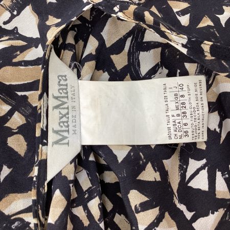 MAX MARA マックスマーラー レディース ワンピース SIZE 40 シルク100％ ネイビー