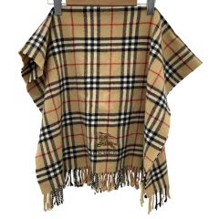 BURBERRY LONDON バーバリーロンドン ひざ掛け ウール100％ ベージュ Bランク