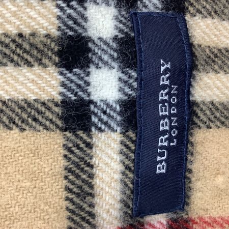 BURBERRY LONDON バーバリーロンドン ひざ掛け ウール100％ ベージュ