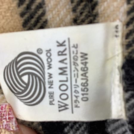 BURBERRY LONDON バーバリーロンドン ひざ掛け ウール100％ ベージュ