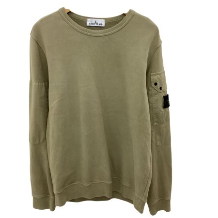 STONE ISLAND ストーンアイランド メンズ スウェット SIZE M 811563920 カーキ