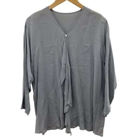 JURGEN LEHL ヨーガンレール レディース カットソー SIZE M シルク100% ブルー