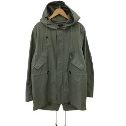 stussy ステューシー メンズ モッズコート SIZE L カーキ Bランク